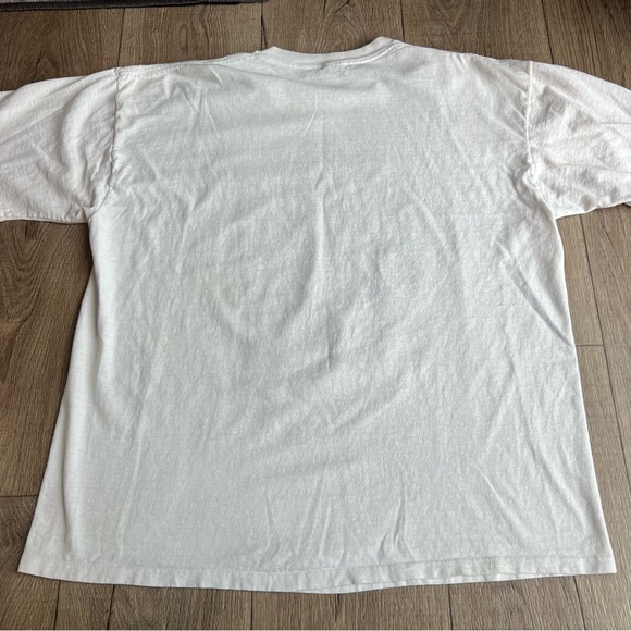 Vintage Chicago Bulls 1993 Three Peat XL tee shirt men white - Picture 8 of 9